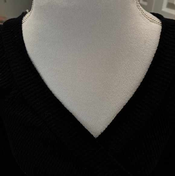 Better Be Faux Wrapped Sweater Dress   Size L - Picture 2 of 5